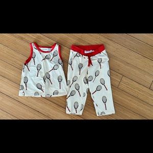Mini Rodini matching set 2-3 years old 92/98 unisex boys girls tennis